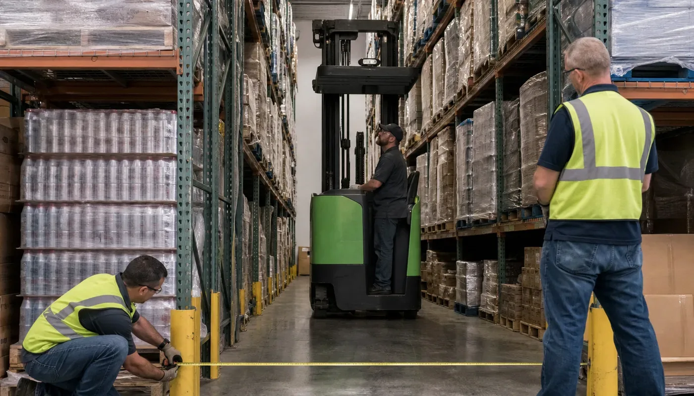 Operations leaders reviewing forklift needs across multiple distribution centers